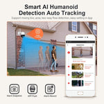 ESCAM QF518 Telecamera IP WiFi 5MP con AI e audio bidirezionale
