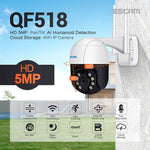 ESCAM QF518 Telecamera IP WiFi 5MP con AI e audio bidirezionale