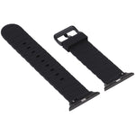 Cinturino da polso in silicone stile onda, For Apple Watch 5 & 4 44mm / 3 & 2 & 1 42mm, For Apple Watch Series 8&7 41mm / SE 2&6&SE&5&4 40mm / 3&2&1 38mm