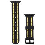 Cinturino da polso in silicone stile onda, For Apple Watch 5 & 4 44mm / 3 & 2 & 1 42mm, For Apple Watch Series 8&7 41mm / SE 2&6&SE&5&4 40mm / 3&2&1 38mm