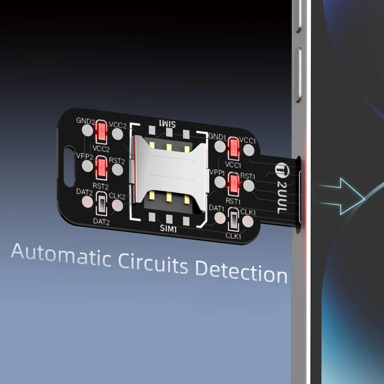 Scheda di test rapido per scheda di controllo SIM doppia 2UUL SM01