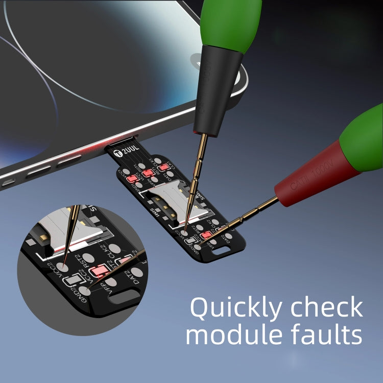 Scheda di test rapido per scheda di controllo SIM doppia 2UUL SM01