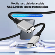 Cavo adattatore per disco rigido mobile USB-C/Type-C 3.0 a Micro B, 0.3m, 1m