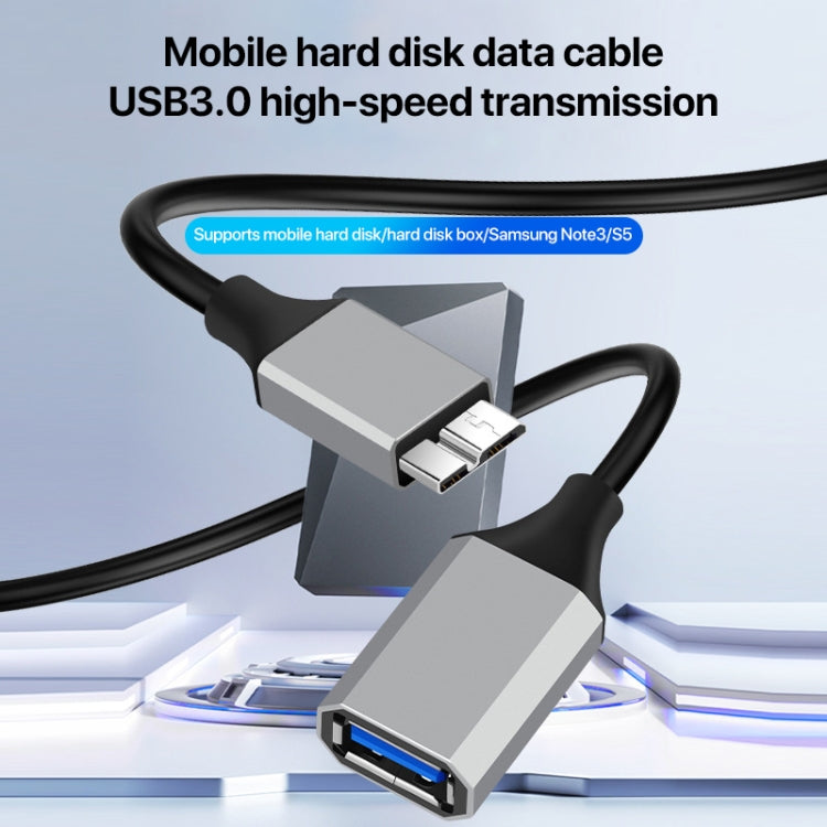Cavo adattatore per disco rigido mobile USB 3.0 A femmina a Micro B, 0.2m, 0.5m