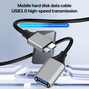Cavo adattatore per disco rigido mobile USB 3.0 A femmina a Micro B, 0.2m, 0.5m