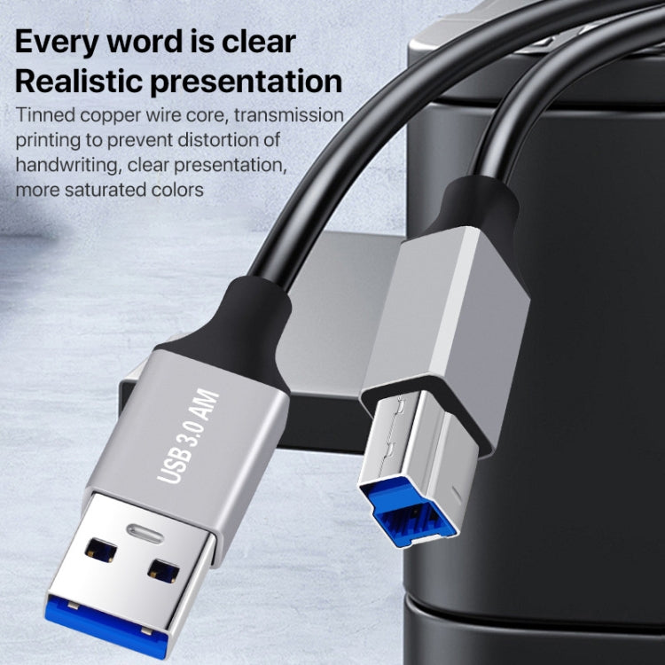 Cavo adattatore per trasmissione dati stampante USB 3.0 A maschio a USB-B interfaccia quadrata, 0.3m, 1m, 2m