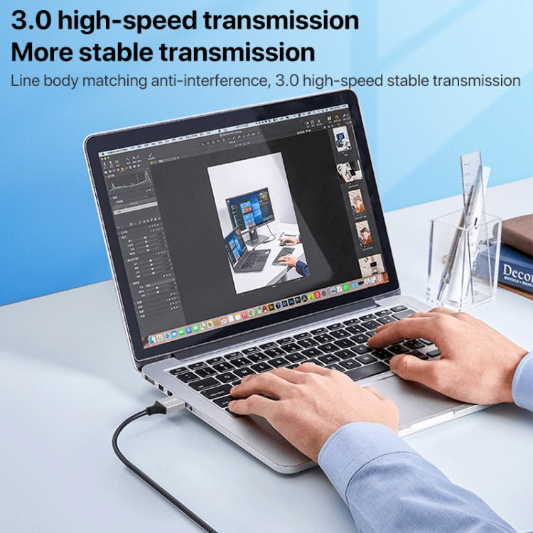 Cavo adattatore per trasmissione dati stampante USB 3.0 A maschio a USB-B interfaccia quadrata, 0.3m, 1m, 2m