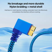 Cavo di collegamento dati per disco rigido mobile USB 3.0 A a Micro B 3.0 maschio, 1m
