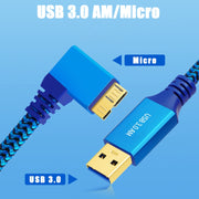 Cavo di collegamento dati per disco rigido mobile USB 3.0 A a Micro B 3.0 maschio, 1m