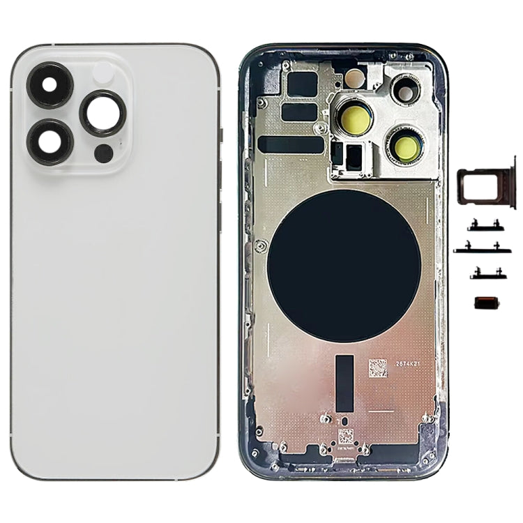 Cover posteriore batteria con tasti e slot carte per iPhone 14 Pr
