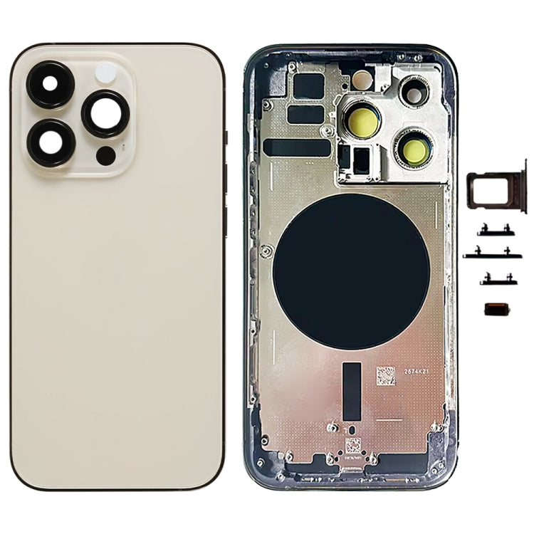 Cover posteriore batteria con tasti e slot carte per iPhone 14 Pr