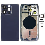 Cover posteriore batteria con tasti e slot carte per iPhone 14 Pr