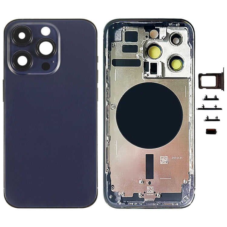 Cover posteriore batteria con tasti e slot carte per iPhone 14 Pr