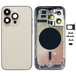 Cover posteriore batteria con tasti e slot carte per iPhone 14 Pr