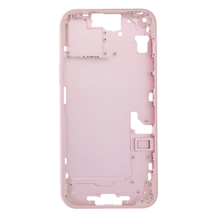 For iPhone 15 Plus Middle Frame with Side Buttons + Card Tray, China Version, US Version, CE EU Version
