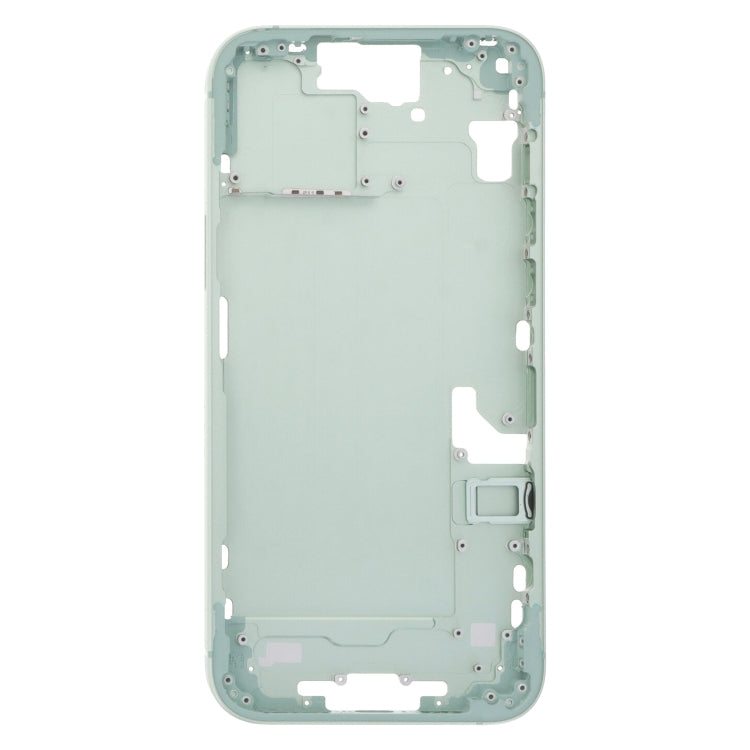 For iPhone 15 Plus Middle Frame with Side Buttons + Card Tray, China Version, US Version, CE EU Version