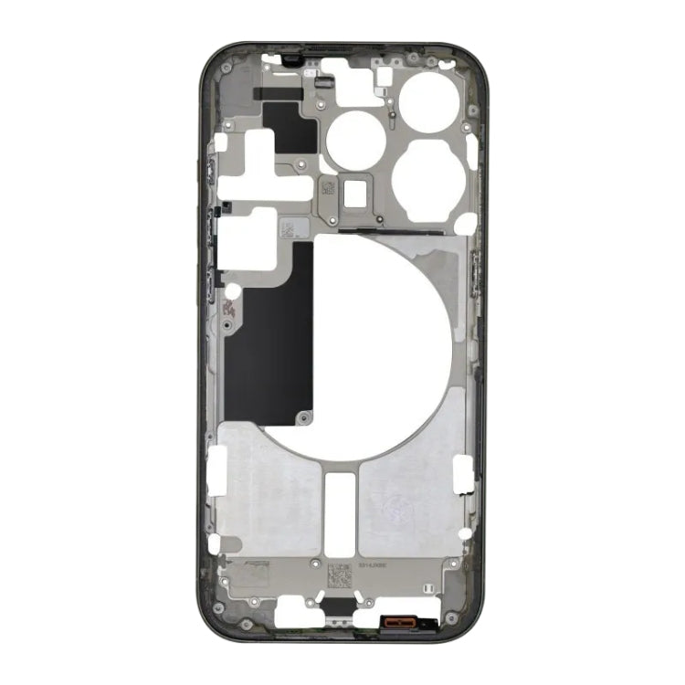 Cornice centrale con tasti laterali e vassoio per iPhone 15 Pro