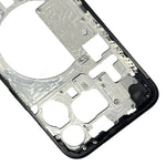 Cornice centrale con tasti laterali e vassoio carte per iPhone 15