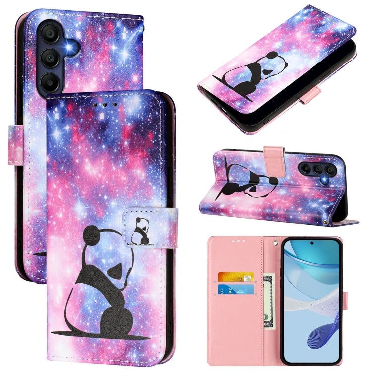 Custodia per telefono in pelle con motivo a trama semplice e disegno colorato, For Samsung Galaxy A16 5G, For Samsung Galaxy A06 4G