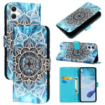 Custodia per telefono in pelle con motivo a trama semplice e disegno colorato, For Samsung Galaxy A16 5G, For Samsung Galaxy A06 4G