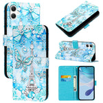 Custodia per telefono in pelle con motivo a trama semplice e disegno colorato, For Samsung Galaxy A16 5G, For Samsung Galaxy A06 4G