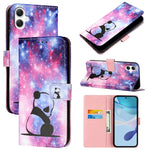 Custodia per telefono in pelle con motivo a trama semplice e disegno colorato, For Samsung Galaxy A16 5G, For Samsung Galaxy A06 4G