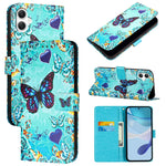 Custodia per telefono in pelle con motivo a trama semplice e disegno colorato, For Samsung Galaxy A16 5G, For Samsung Galaxy A06 4G