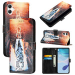Custodia per telefono in pelle con motivo a trama semplice e disegno colorato, For Samsung Galaxy A16 5G, For Samsung Galaxy A06 4G