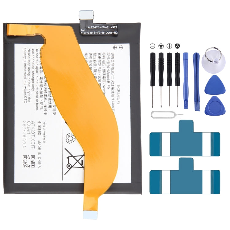Replacement Lithium Polymer Battery, For vivo NEX 3 5G B-G9 4500mAh, For vivo iQOO Pro V1922A B-H6 4500mAh, For vivo X27 B-G5 4000mAh, For vivo iQOO V1824A B-F9 4000mAh, For vivo NEX S B-E6 4000mAh, For vivo Z1 B-D9 3260mAh