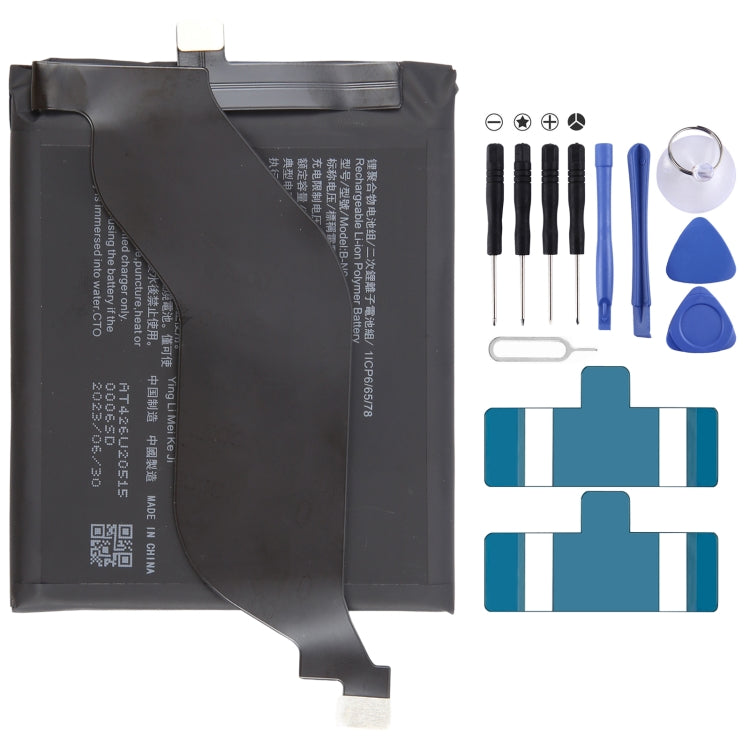 Replacement Lithium Polymer Battery, For vivo X100 BA06 5000mAh, For vivo X90s B-X5 4810mAh, For vivo iQOO Neo7 Racing B-Y5 5000mAh, For vivo iQOO Neo7 SE B-W7 5000mAh, For vivo X90 Pro B-X1 4870mAh, For vivo X90 B-X5 4810mAh