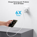 Caricabatterie rapido USB-C 30W con cavo Type-C