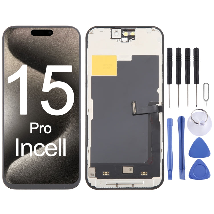 YK OLED LCD Screen with Digitizer Full Assembly, Remove IC Need Professional Repair, For iPhone 15 Pro(Incell), For iPhone 14, For iPhone 14 Pro(Incell), For iPhone 13