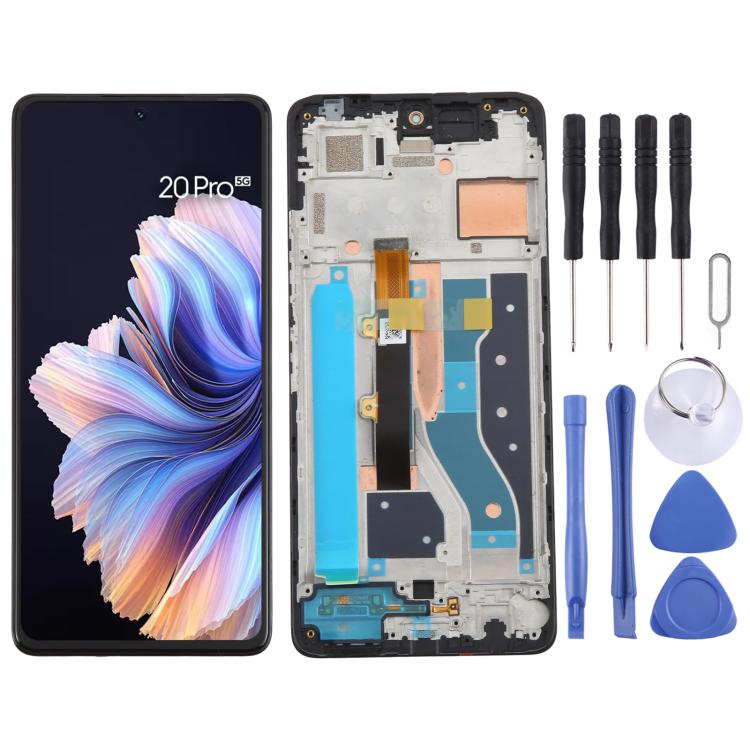 Complete OEM LCD Screen Digitizer with Frame, For Tecno Spark 20 Pro 4G KJ6, For Tecno Spark 20C BG7n, For Tecno Spark 10C KI5k, For Tecno Spark Go 2023 BF7n, For Tecno Spark 10 Pro KI7
