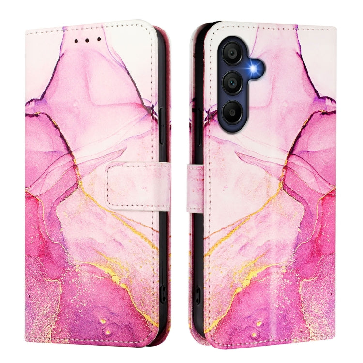 PT003 Custodia per telefono in pelle con motivo marmo, For Samsung Galaxy A16 5G