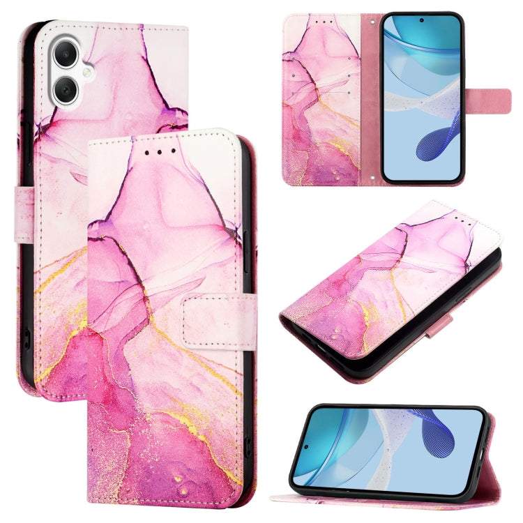 PT003 Custodia per telefono in pelle con motivo marmo, For Samsung Galaxy A27 5G, For Samsung Galaxy A06 4G / 5G, For Samsung Galaxy A56 5G, For Samsung Galaxy A26 5G