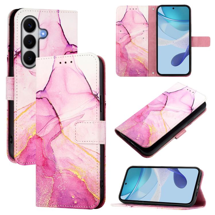 PT003 Custodia per telefono in pelle con motivo marmo, For Samsung Galaxy A27 5G, For Samsung Galaxy A06 4G / 5G, For Samsung Galaxy A56 5G, For Samsung Galaxy A26 5G