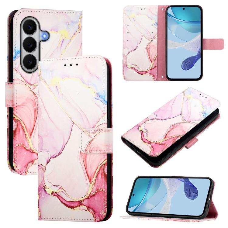 PT003 Custodia per telefono in pelle con motivo marmo, For Samsung Galaxy A27 5G, For Samsung Galaxy A06 4G / 5G, For Samsung Galaxy A56 5G, For Samsung Galaxy A26 5G