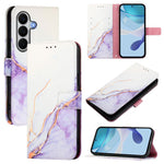 PT003 Custodia per telefono in pelle con motivo marmo, For Samsung Galaxy A27 5G, For Samsung Galaxy A06 4G / 5G, For Samsung Galaxy A56 5G, For Samsung Galaxy A26 5G