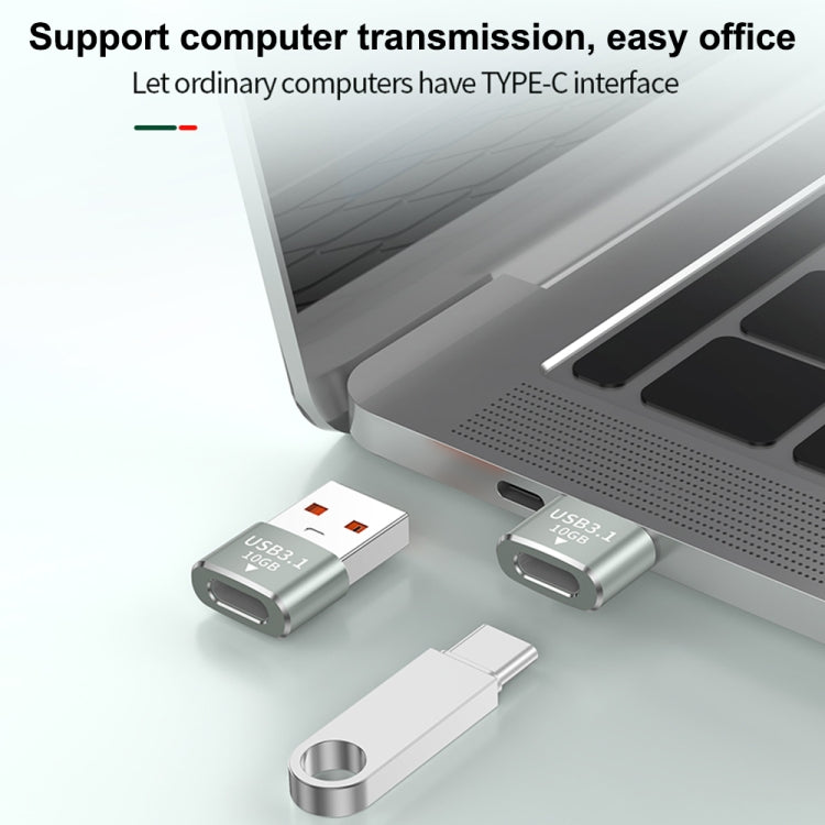 Adattatore USB 3.1 maschio a USB-C femmina 120W 10Gbps