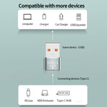Adattatore USB 3.1 maschio a USB-C femmina 120W 10Gbps