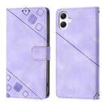 Custodia per telefono in pelle goffrata effetto pelle, For Samsung Galaxy A06 4G