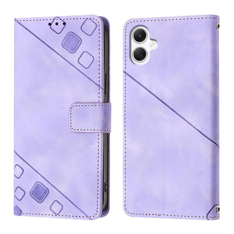 Custodia per telefono in pelle goffrata effetto pelle, For Samsung Galaxy A06 4G