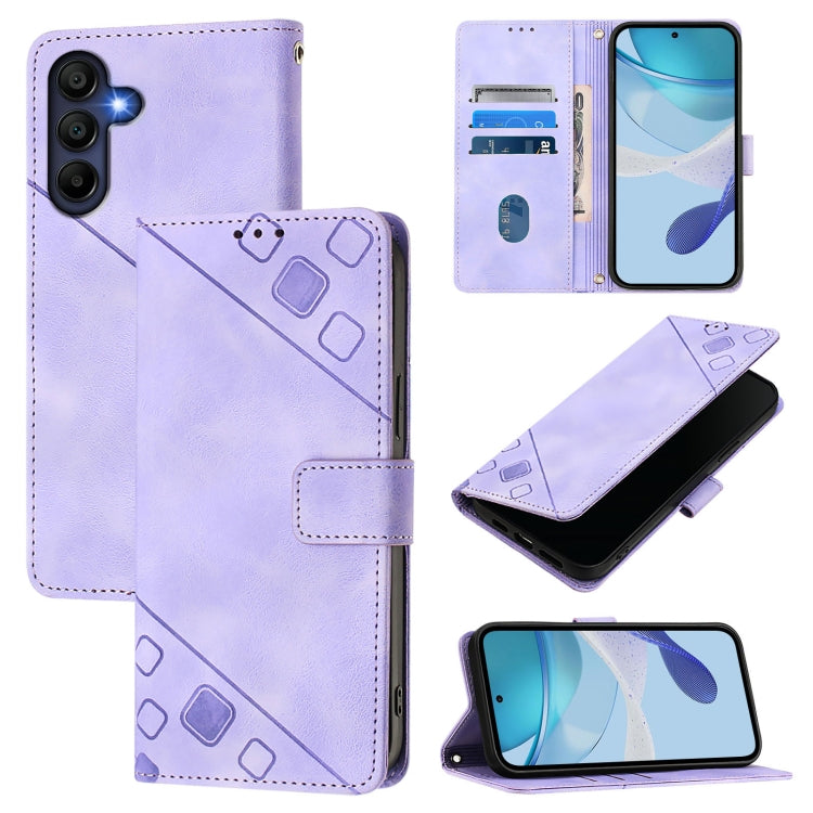 Custodia per telefono in pelle goffrata effetto pelle, For Samsung Galaxy A56 5G, For Samsung Galaxy A26 5G, For Samsung Galaxy A16 4G, For Samsung Galaxy A16 5G