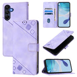 Custodia per telefono in pelle goffrata effetto pelle, For Samsung Galaxy A56 5G, For Samsung Galaxy A26 5G, For Samsung Galaxy A16 4G, For Samsung Galaxy A16 5G