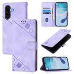 Custodia per telefono in pelle goffrata effetto pelle, For Samsung Galaxy A56 5G, For Samsung Galaxy A26 5G, For Samsung Galaxy A16 4G, For Samsung Galaxy A16 5G