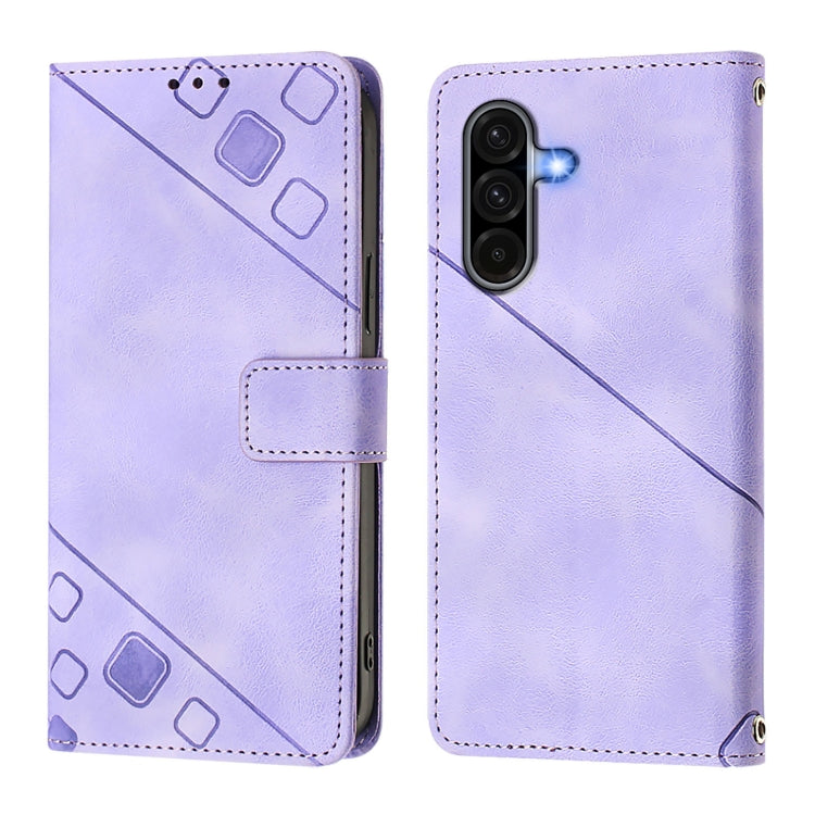 Custodia per telefono in pelle goffrata effetto pelle, For Samsung Galaxy A56 5G, For Samsung Galaxy A26 5G, For Samsung Galaxy A16 4G, For Samsung Galaxy A16 5G