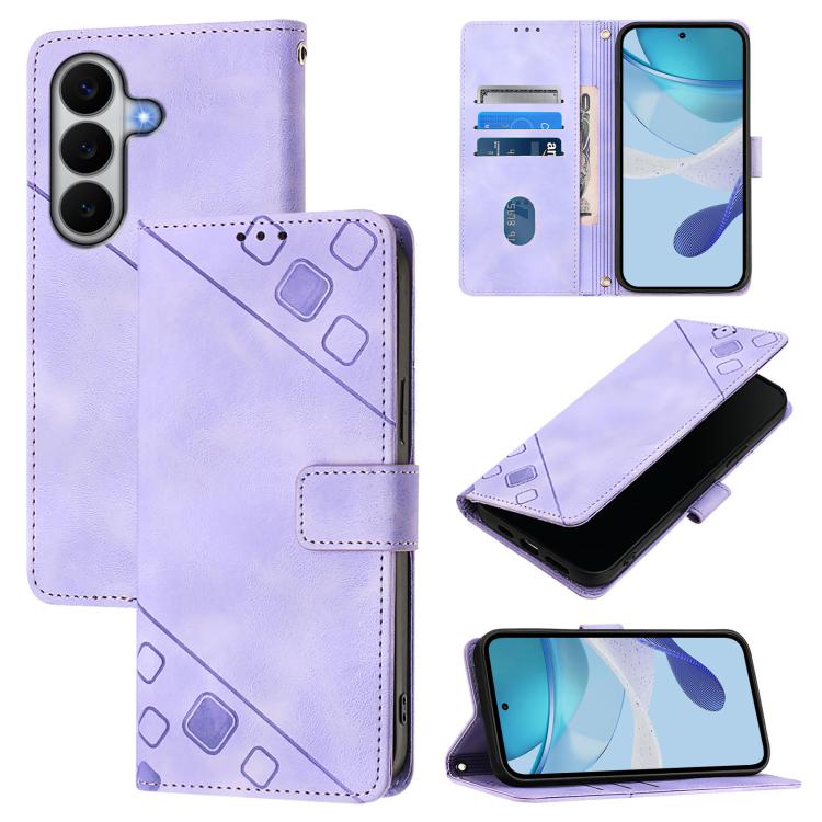 Custodia per telefono in pelle goffrata effetto pelle, For Samsung Galaxy A27 5G, For Samsung Galaxy A07 4G, For Samsung Galaxy A17 5G, For Samsung Galaxy A06 5G