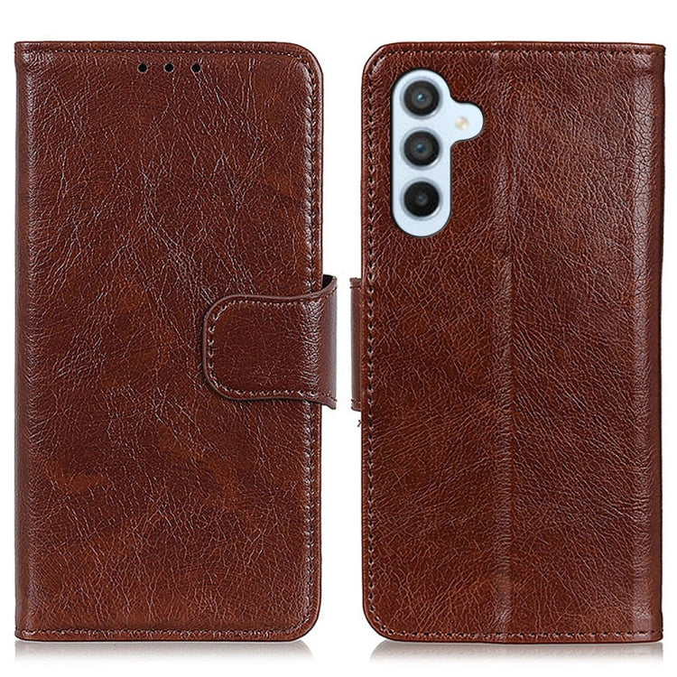 Custodia per telefono con flip orizzontale in pelle Nappa Texture, For Samsung Galaxy A07 5G/A08 5G, For Samsung Galaxy A17 5G/A18 5G, For Samsung Galaxy A57 5G, For Samsung Galaxy A37 5G, For Samsung Galaxy A27 5G, For Samsung Galaxy A56 5G