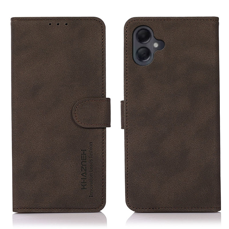 Custodia per telefono in pelle con texture opaca KHAZNEH, For Samsung Galaxy A26 5G, For Samsung Galaxy A36 5G, For Samsung Galaxy A16 5G, For Samsung Galaxy A06 4G