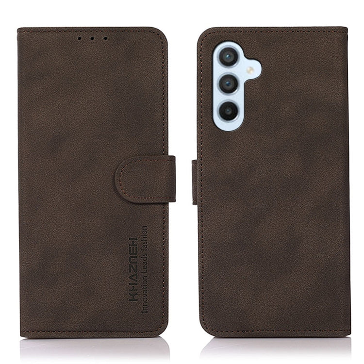 Custodia per telefono in pelle con texture opaca KHAZNEH, For Samsung Galaxy A26 5G, For Samsung Galaxy A36 5G, For Samsung Galaxy A16 5G, For Samsung Galaxy A06 4G